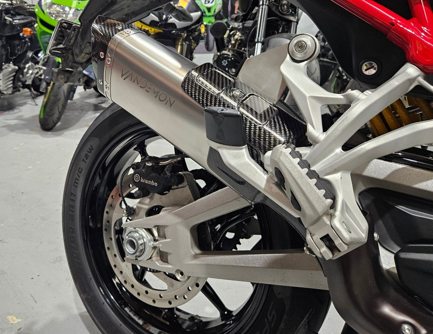 Ducati Multistrada V4 Titanium Slip-On Muffler