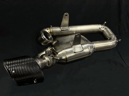 Ducati V2 Panigale Titanium Stealth Slip-On Bimodal Muffler