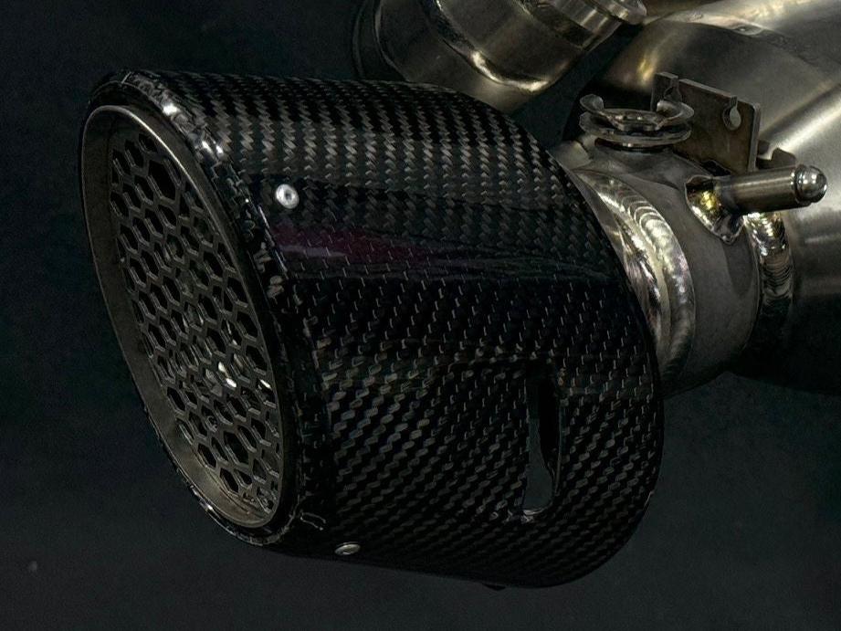 Ducati V2 Panigale Titanium Stealth Slip-On Bimodal Muffler