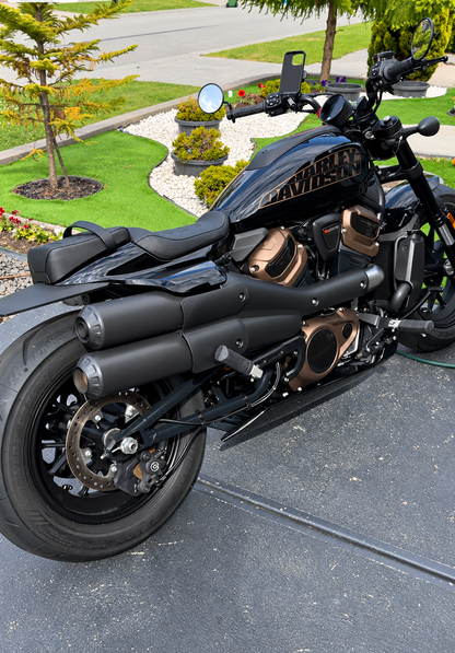 哈雷戴维森 Sportster S 1250cc 双峰隐形钛合金滑动式消声器