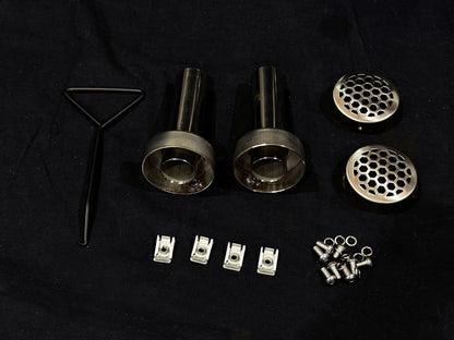 Sistema de escape completo de titanio para Ducati Hypermotard 950 y 950SP 2019-2024