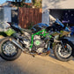 Kawasaki H2 H2R Vandemon Bimodal Stealth Titanium Exhaust System