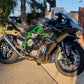 Kawasaki H2 H2R Vandemon Bimodal Stealth Titanium Exhaust System