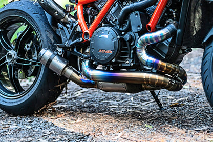 KTM Superduke 1290/1390R/RR Vandemon Twin Shot Titanium Exhaust System