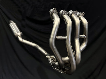 Kawasaki ZX4R-ZX4RR Side Mount Titanium Race Exhaust System 2023-2024