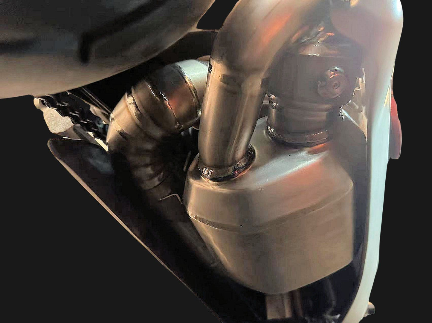 Bayliss V2 Ducati Panigale Titanium Stealth Slip-On Bimodal Muffler