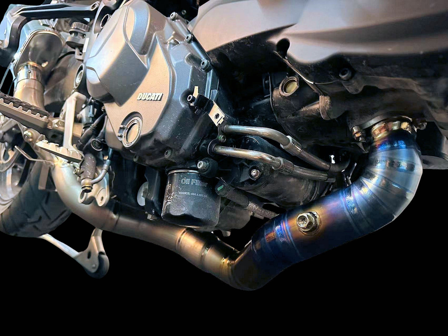 Ducati Multistrada V2 950 Bimodal Stealth Titanium Exhaust System