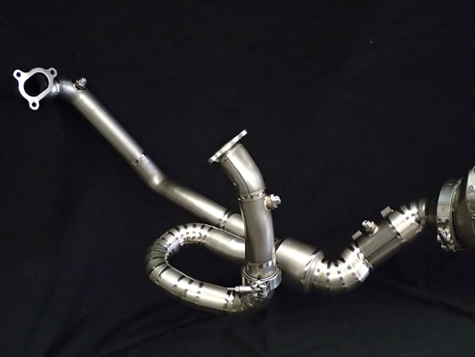 KTM1290 adventure Titanium Exhaustback