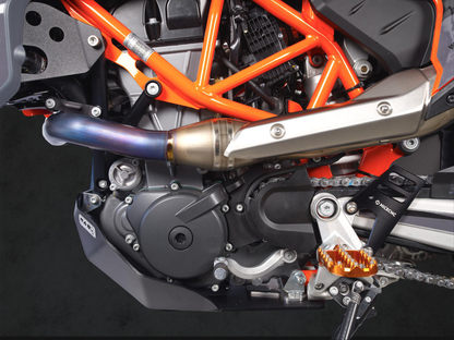 KTM 790/890 Duke &amp; R 钛合金排气系统和 Cat Delete 2017-2024