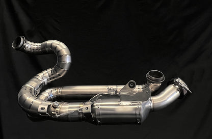 Sistema de escape de titanio de un solo disparo Vandemon para KTM Superduke 1290R / 1390R / RR
