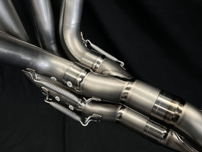 Kawasaki Z900RS Cafe Racer Vandemon Full Titanium Exhaust System 2018-24