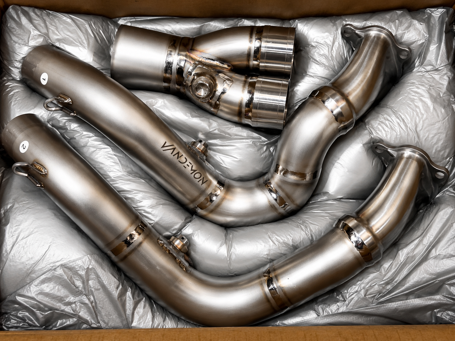 Ducati Multistrada V4 Titanium Front Header 2021-2024