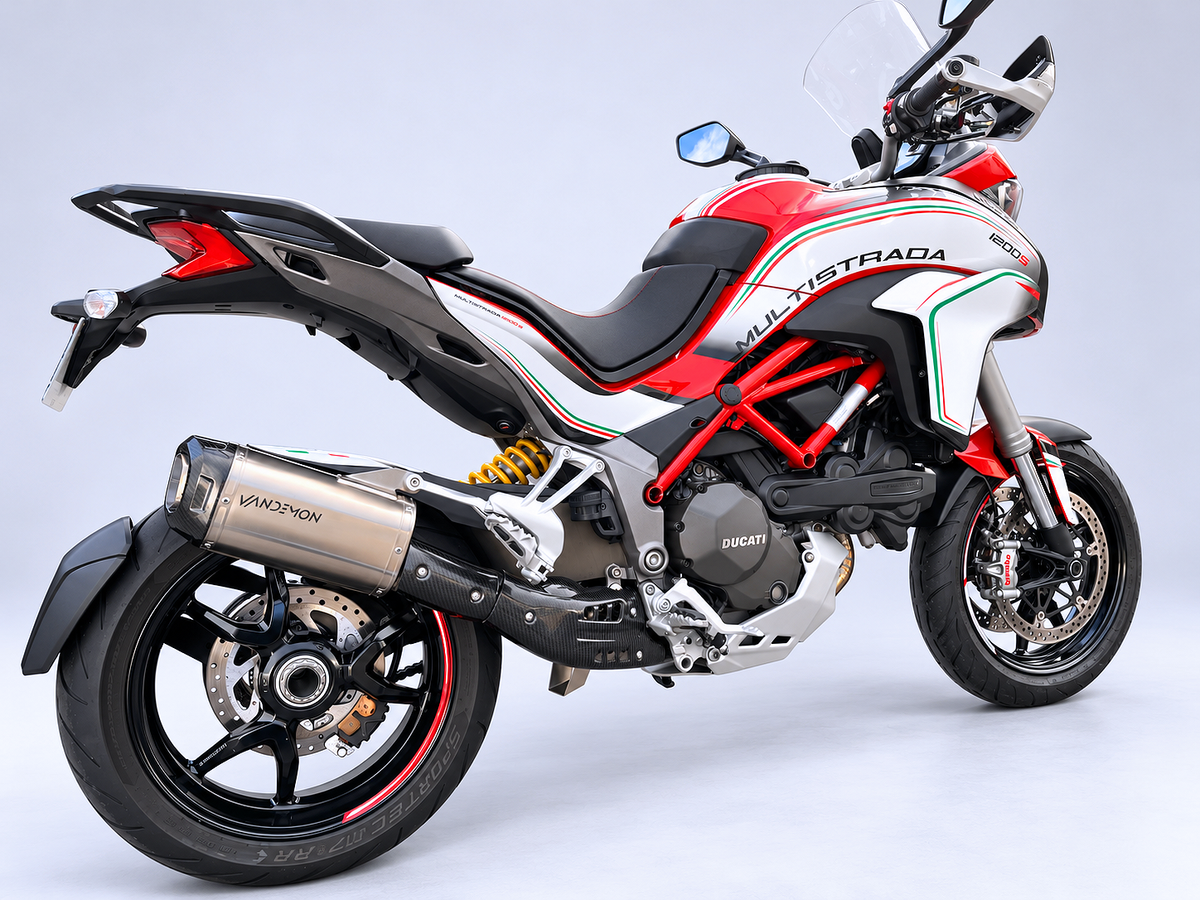 杜卡迪 Multistrada 1200-1260 钛合金排气系统 无阀门 2015-2020