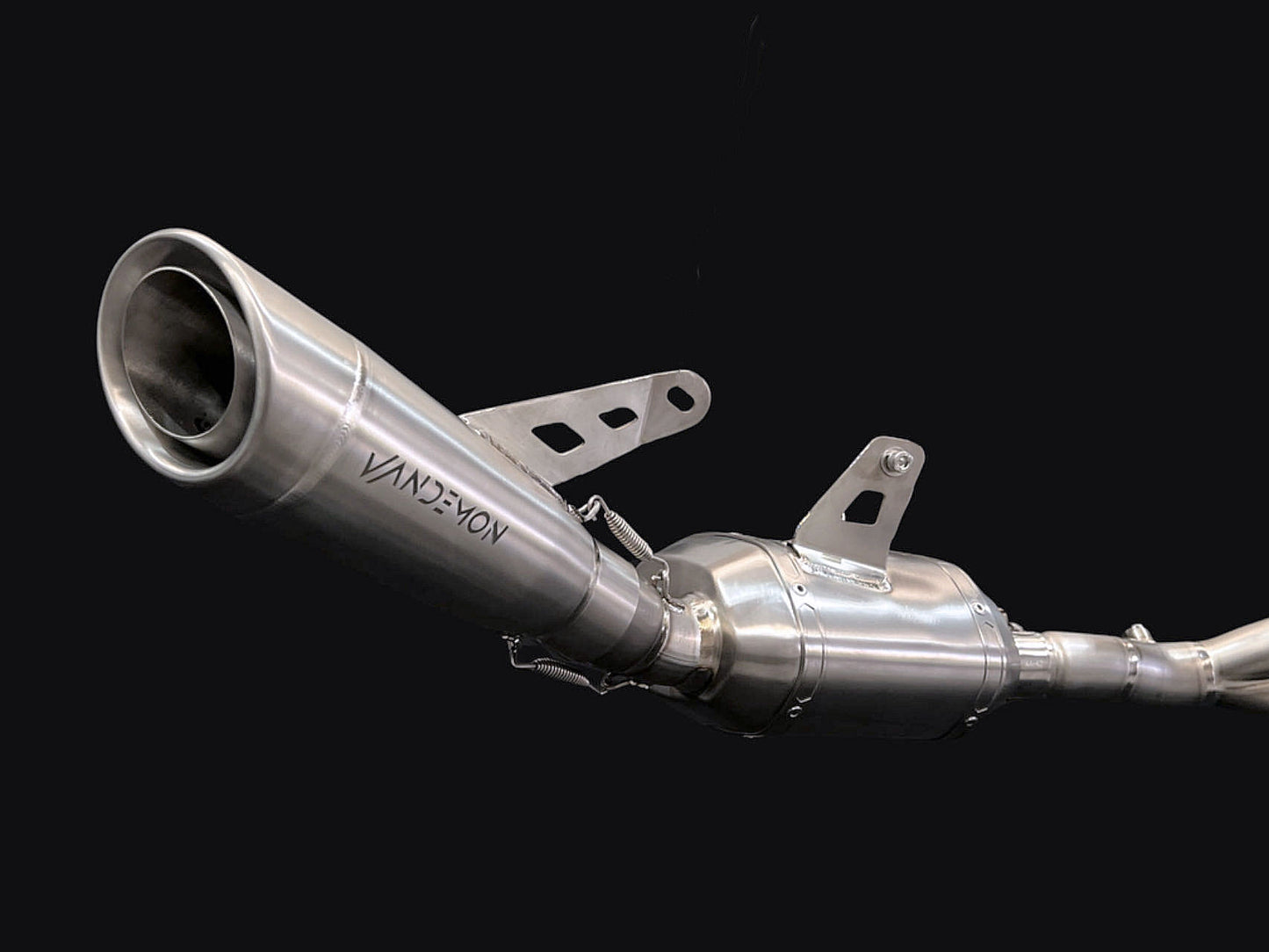 Triumph 765 S/R/RS Street Triple Slash Cut Titanium Exhaust 2020-2023