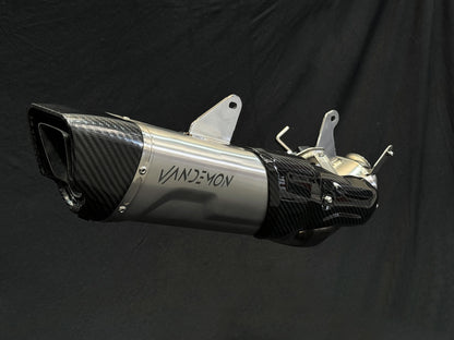 Silenciador deslizante Stealth de titanio bimodal para Triumph Speed ​​Triple 1200RS y RR