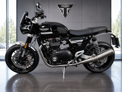 Escape de titanio pulido para Triumph Speed ​​Twin 1200