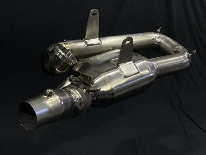 Ducati V2 Panigale Titanium Stealth Slip-On Bimodal Muffler