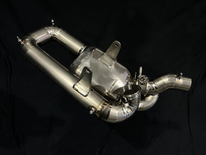 Ducati V2 Panigale Titanium Stealth Slip-On Bimodal Muffler