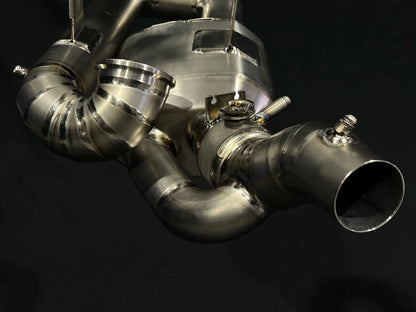 Ducati V2 Panigale Titanium Stealth Slip-On Bimodal Muffler