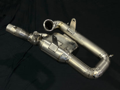 Ducati V2 Panigale Titanium Stealth Slip-On Bimodal Muffler