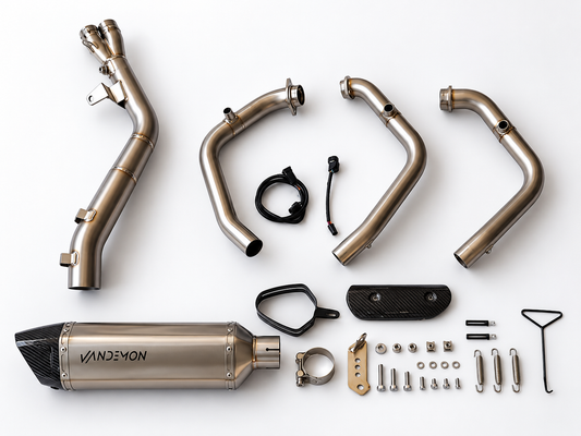 Sistema de escape de titanio para Yamaha GEN4 XSR900 y XSR900GP 2024