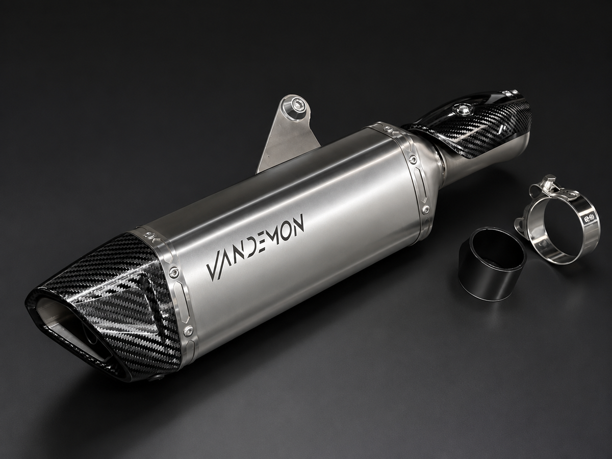 プロンプター Kawasaki ZX4R-ZX4RR Titanium Slip-On Muffler 2023-2026 – Vandemon
