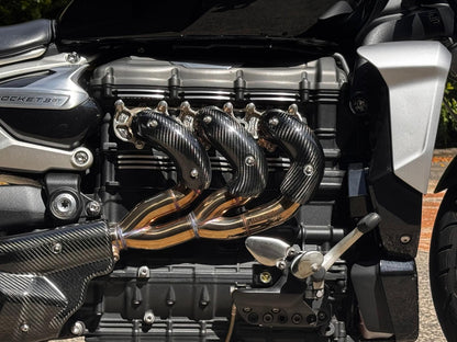 Triumph Rocket 3R & GT 2500cc Titanium, Stainless Steel or Cermic Exhaust Manifold
