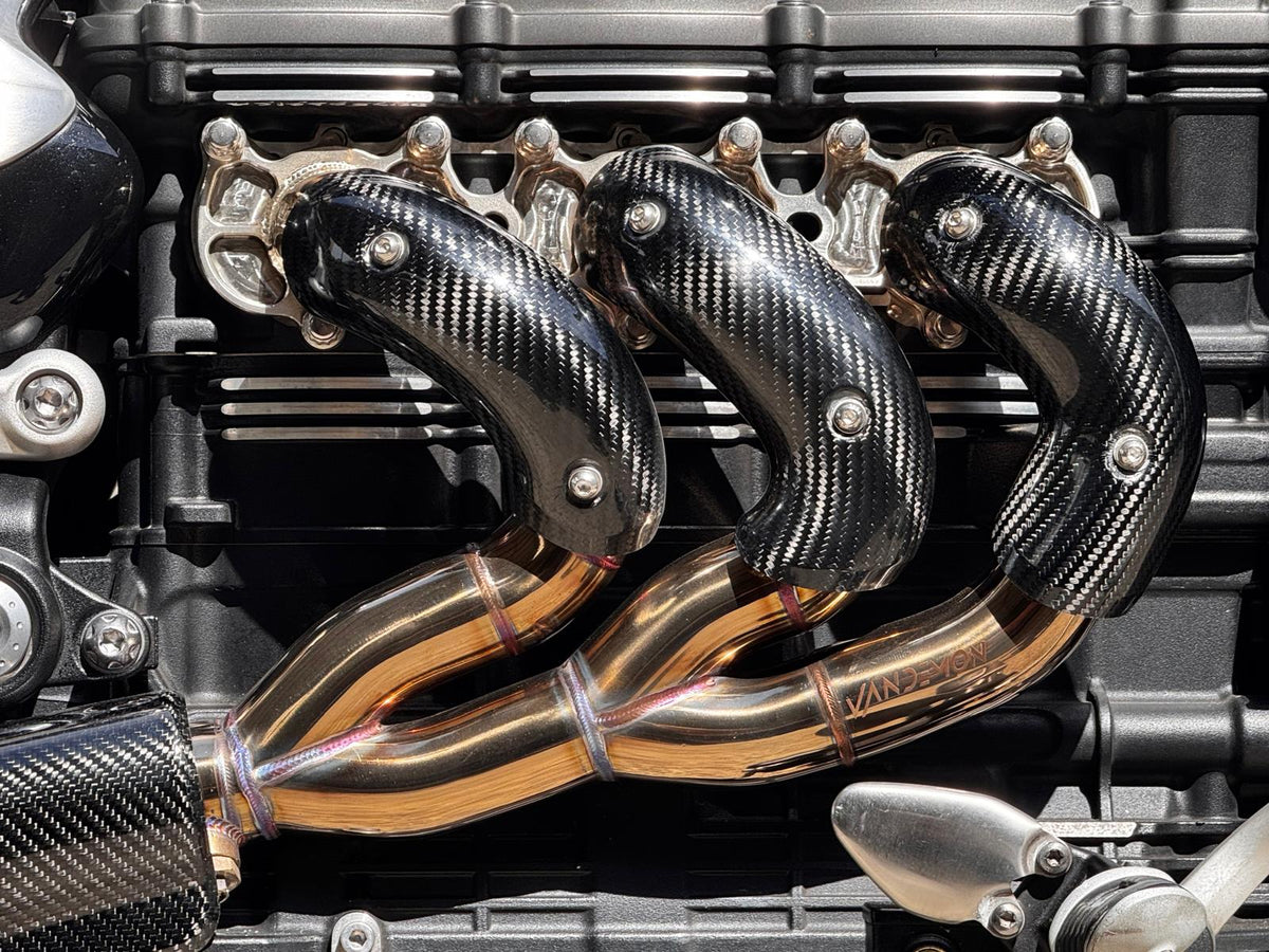 Triumph Rocket 3R & GT 2500cc Titanium, Stainless Steel or Cermic Exhaust Manifold
