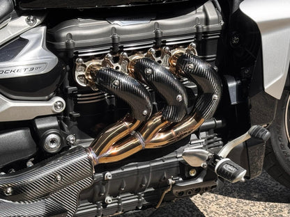Triumph Rocket 3R & GT 2500cc Titanium, Stainless Steel or Cermic Exhaust Manifold
