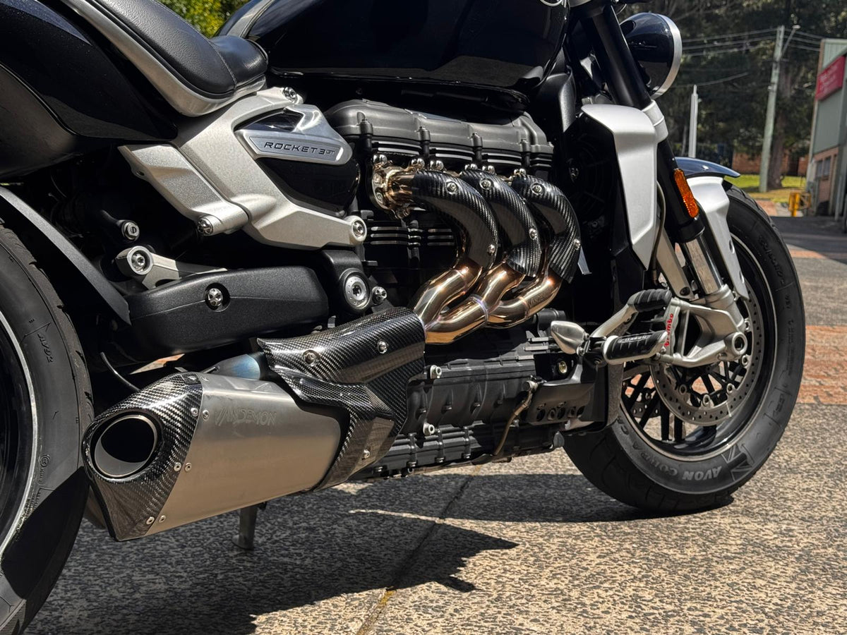 Triumph Rocket 3R & GT 2500cc Titanium, Stainless Steel or Cermic Exhaust Manifold