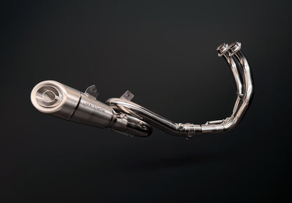 Sistema de escape de titanio Yamaha R7 MT07 FZ07 XSR700 Tracer 700/GT Tracer 7/GT