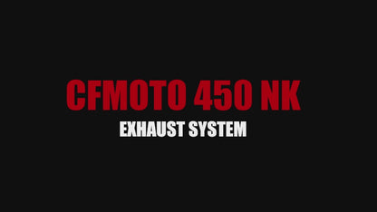 CFMOTO 450NK 不锈钢侧装排气系统