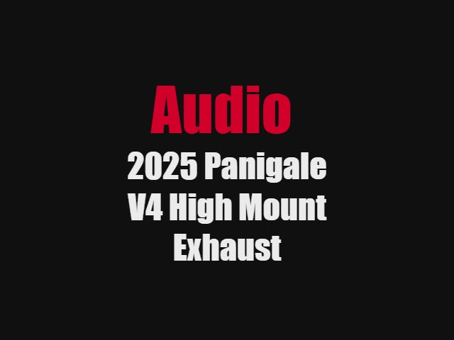 Audio 2025 Ducati Panigale V4 High Mount Exhaust 420P