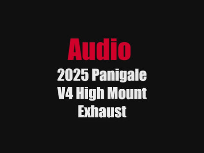 Ducati Panigale V4 and V4S High Mount Exhaust System 2025