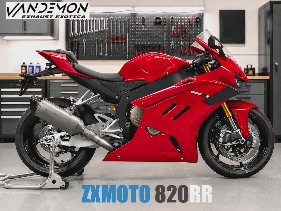ZXMOTO 820RR - 820RR-R Full Titanium Side Mount Exhaust System