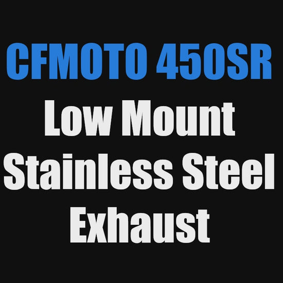 CFMOTO 450SR Low mount Exhaust