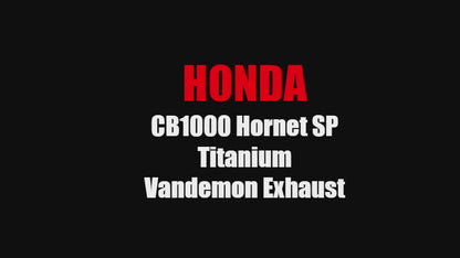 Honda CB1000 Hornet SP Vandemon Side Mount Titanium Exhaust System 2025-2026