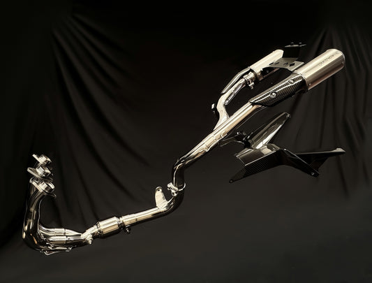 Vandemon Akira-style stainless steel exhaust system