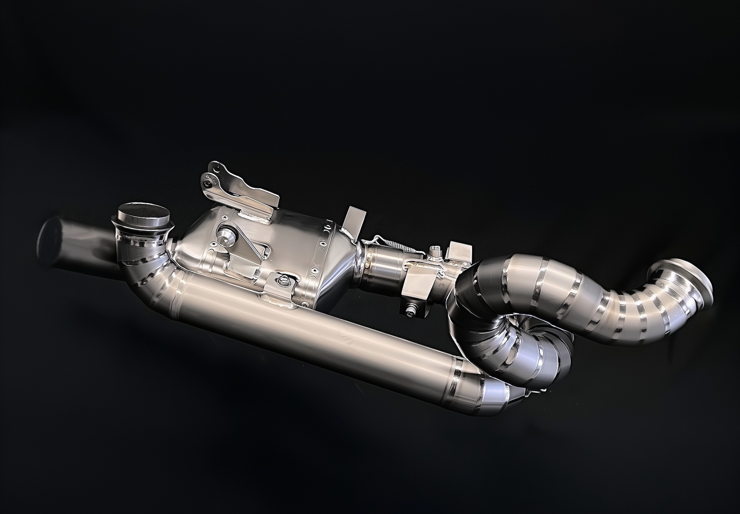 Sistema de escape de titanio de un solo disparo Vandemon para KTM Superduke 1290R / 1390R / RR