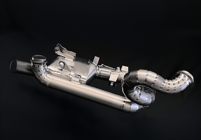 Sistema de escape de titanio de un solo disparo Vandemon para KTM Superduke 1290R / 1390R / RR