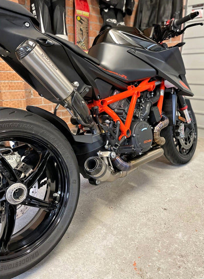 KTM Superduke 1290/1390R/RR Vandemon Twin Shot Titanium Exhaust System