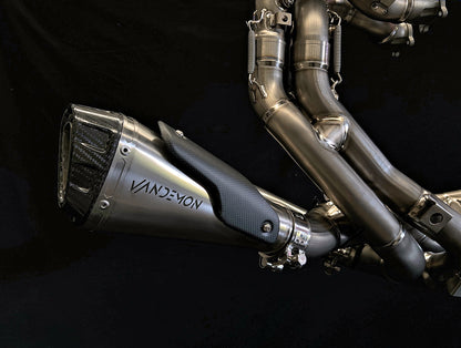 Ducati V4 Panigale & Streetfighter Vandemon Full Titanium Exhaust system 2020-2022