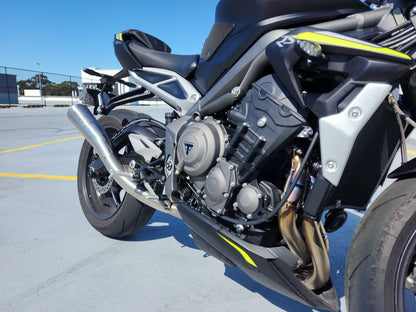 Triumph 765 S/R/RS Street Triple Vandemon 全钛合金排气管 2020-2024