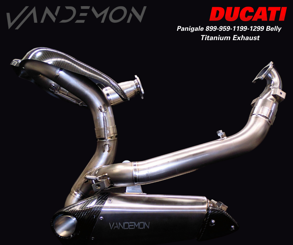 Ducati Panigale 899,959,1199,1299 Titanium Belly Exhaust System 2011-20