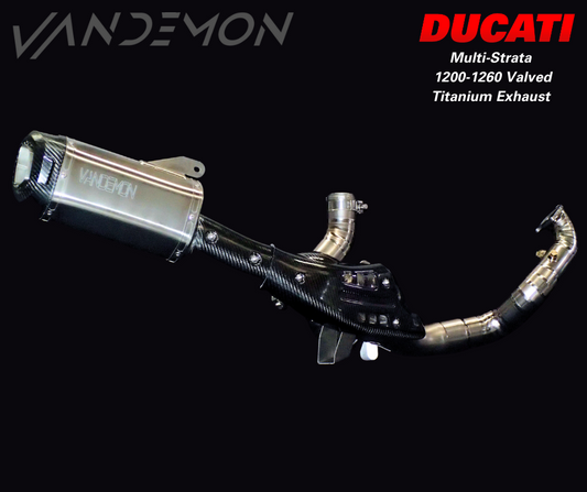 Ducati Multistrada 1200-1260 Titanium Exh System & OEM Valve Function