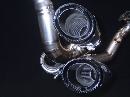 Diavel 1260s Mufflers silencers removed