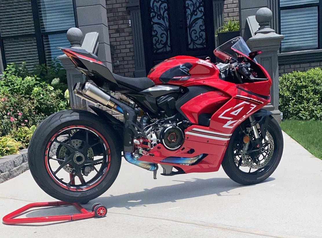 Ducati Panigale/ Streetfighter V2 955 Full Titanium High Mount Exhaust System 2019-24