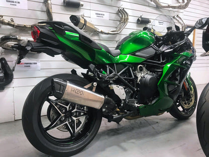 Silenciador deslizante de titanio Vandemon Kawasaki H2 SE SX 2018-24 (DS10)