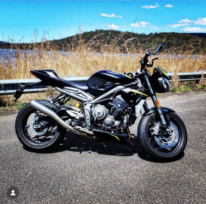 Triumph 765 S/R/RS Street Triple Vandemon 全钛合金排气管 2020-2024