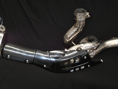 Ducati Multistrada 1200-1260 Titanium Exhaust System with OEM Exhaust Valve Function